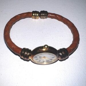 ♦️ Anne Klein Gold Watch‎ with Orange Strap